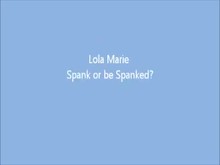 Lola Marie Spanked
