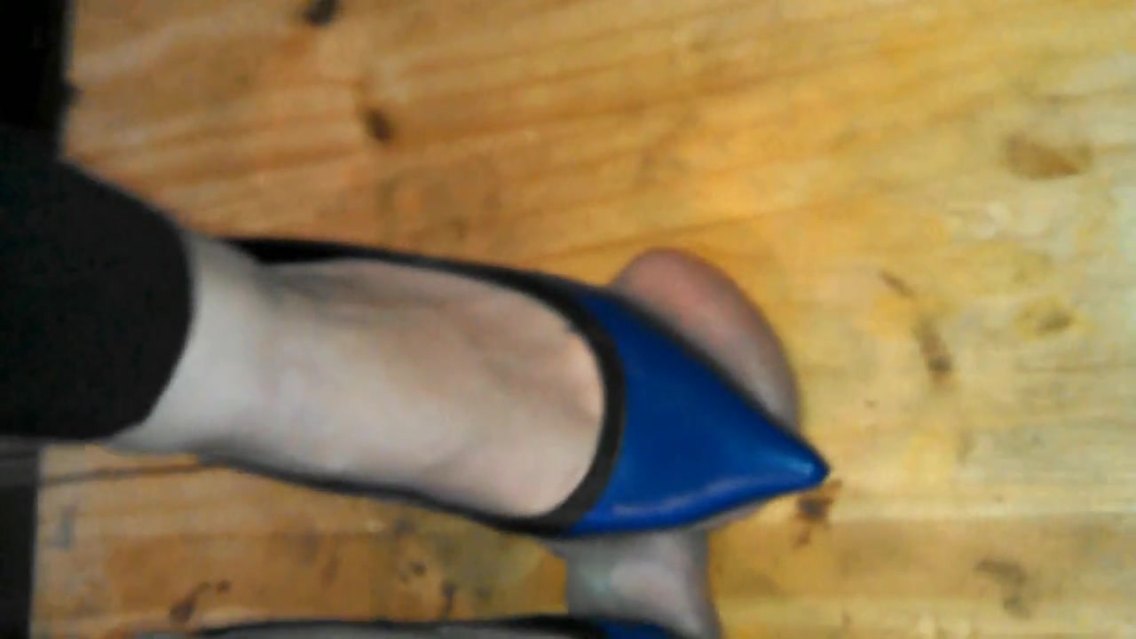 Brutal Ball Stomping with High Heels