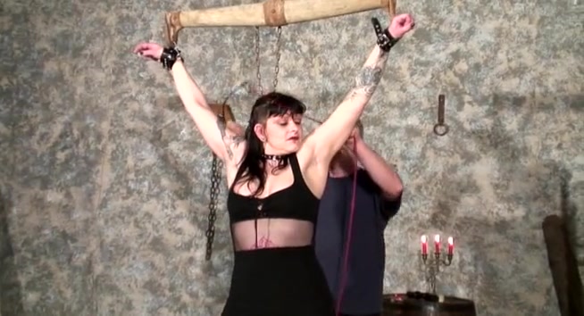 mature French Slave in Dungeon