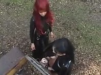 Mistress Adara and Kirsey - Outdoor Lesbian BDSM