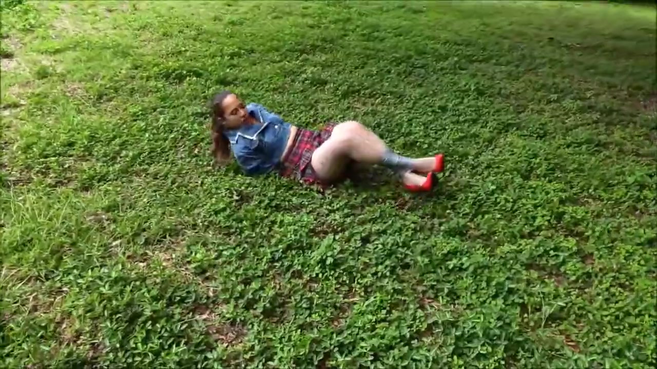 Struggling in the grass