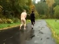 Jogging Femdom - Outdoor BDSM
