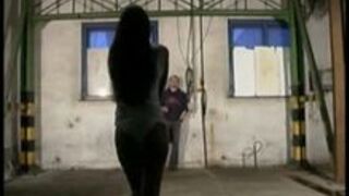 Nicole was stretched and hard whipped