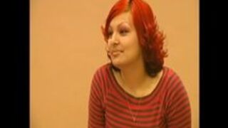 Redhead getting spanked