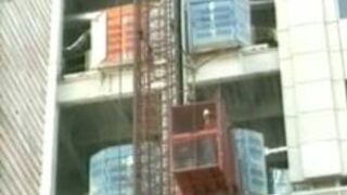 Mature construction worker balls torment