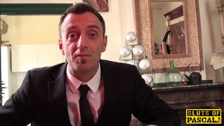 Throatfucked British Cunt