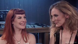 Mona Wales Anally Electrofucks Hot Redhead Barbary Rose!