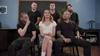 Dirty Pig Whore: Teacher Zoe Sparx Oinks for Cock, Stuffed Airtight