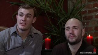 Cuckold Husband: "Eat his cum, cuck!"