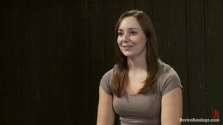 Made to suffer, made to cum restrictive bondage equals squirting orgasm