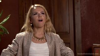 SEX AND SUBMISSION - Submissive Secretary Does Double Penetration Duty