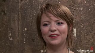 Adorable Blonde is Made to Serve Cock and Customers at Dive Bar