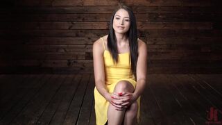 Avi Love: Young, Sexy Rope Slut Tormented and Made to Cum in Bondage