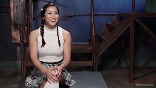 Mia Li's First Anal Bondage