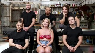 Whore Holes: Lisey Sweet gets all her slutty holes stuffed and fucked