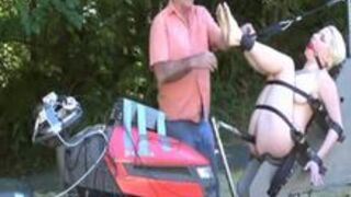 Slave Girl taken for a ride