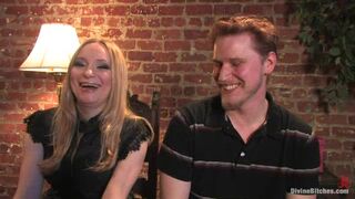 Perverted panty thief dominated, humiliated, cock teased and left covered in his own filth!