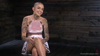 Alternative Pain Slut Leigh Raven Gets Whipped, Caned, and Clamped