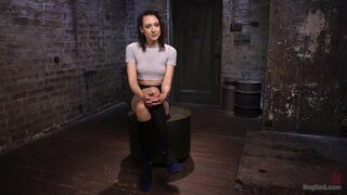 First Timer in Extreme Bondage with Brutal Tormented, and Made to Cum