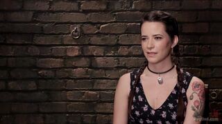 Hot Brunette in Orgasm Predicaments