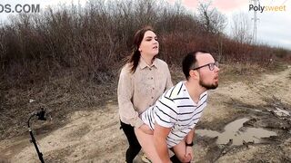 My bitch screamed loudly so she ate her cum) (pegging, femdom)