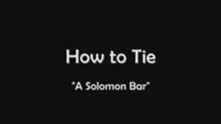 Solomon Bar Bondage Instructions