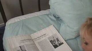 Busty Blonde in Bondage