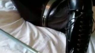 Heavy Restraints in Catsuits