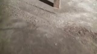 Hogtied in The Basement - Bondage