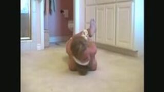 Gagged and Hogtied Blonde