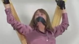 Spread eagled and panel gagged