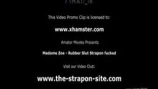 Latex Strap-on Mistress fucking her maleslut