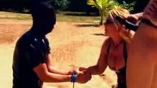 Public humiliation Strap-on