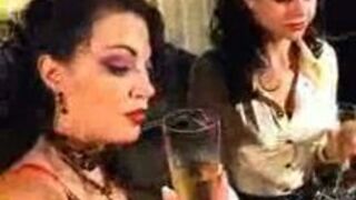 Latex Mistresses with latex slave