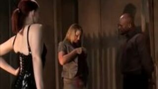 Bound and BBC dominated blonde