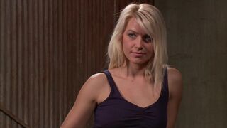 Anikka Albrite Roughed up in Ropes