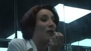 Dominated whore in stockings gets rough booty fuck