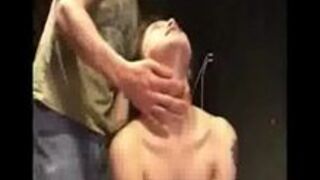 Painful Anal Fucking in Restraints