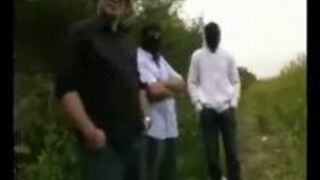 French girl used outdoor