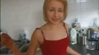 Homemade BDSM - Obedient French blondy