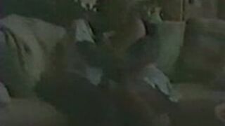 Homemade amateur Cuckold tape - ebony Bull