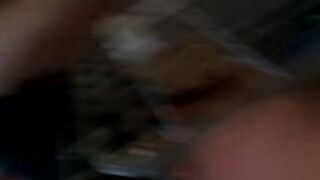 Homemade BDSM - Cocksucking in Cage