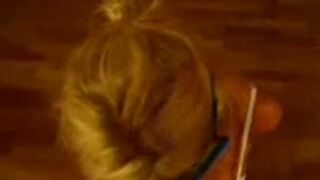 Submissive tied and drilled