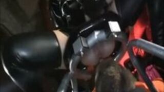 slutty Mistress and ass licking boy