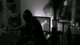 Katharina in Latex and Gasmask