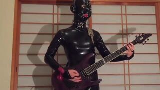 Gimp suit ball gag and Metallica