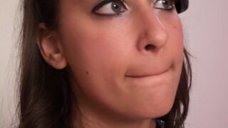 Blue latex straitjacket