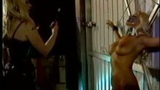 Lesbian tit and vagina torment with taken orgasm