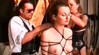 British Pain - Brutal Master Punishing her slave