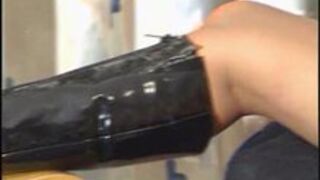 asian Mistress Punishing Her slave